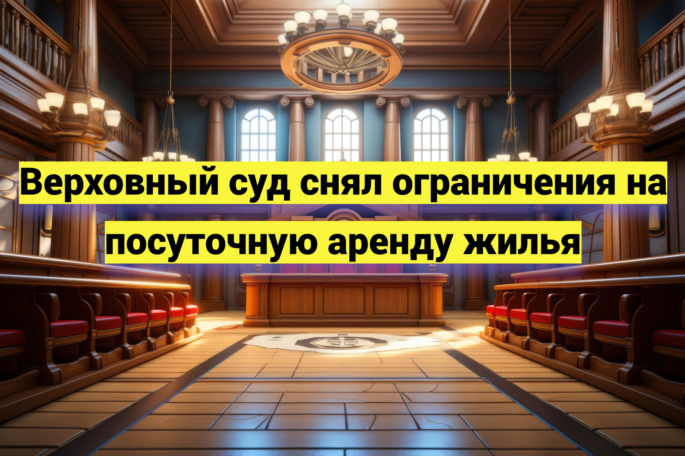 Верховный суд снял ограничения на посуточную аренду жилья