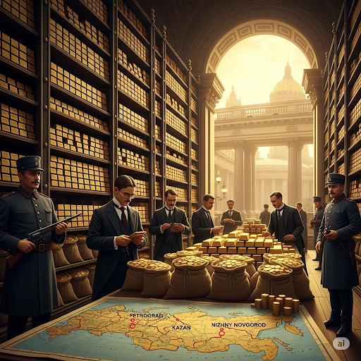 Почему экономика РФ деградирует? 7. Судьба золота Российской империи: что осталось к началу индустриализации СССР