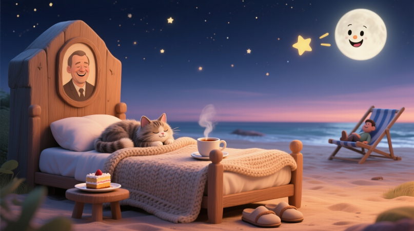 Спи спокойно, дорогой друг. Пожелание перед сном