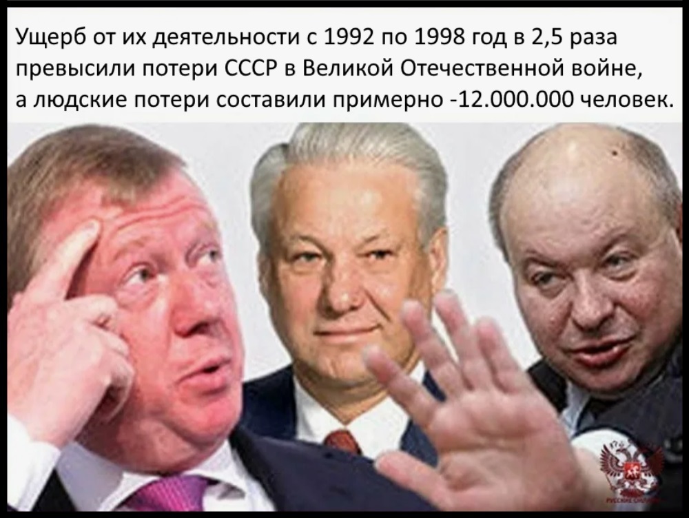 Ущерб от их деятельности.