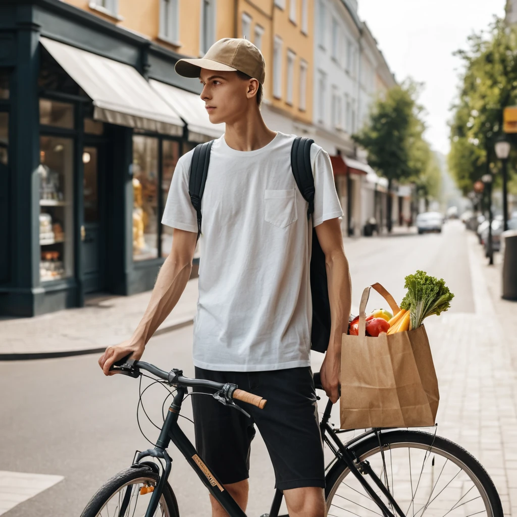 Заработок на жизнь курьером по доставке еды в студенческие годы.