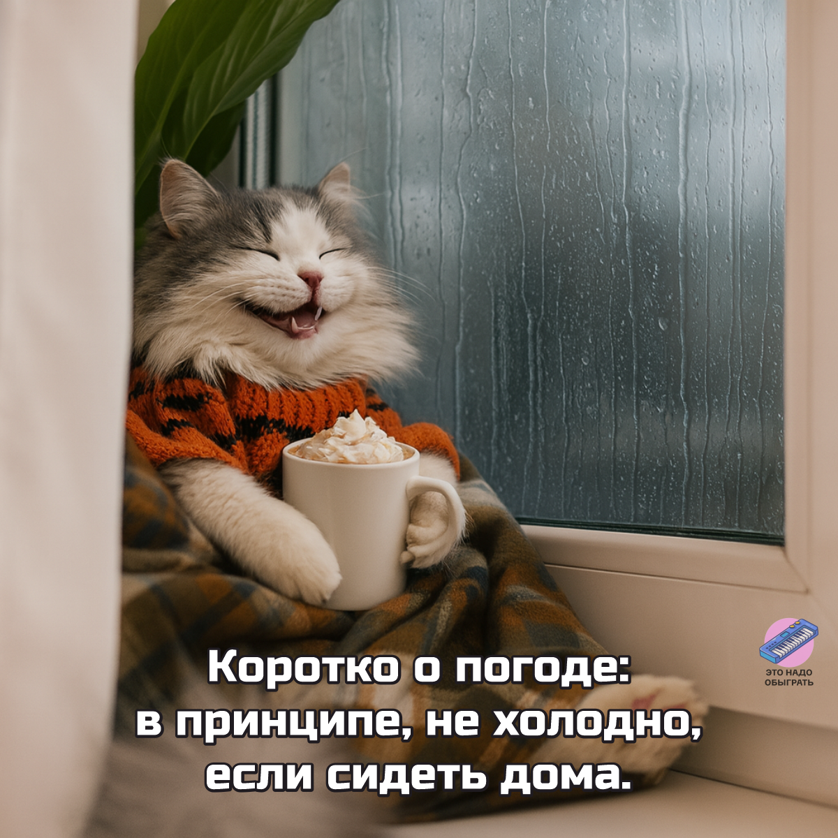 Весёлые картинки про осень