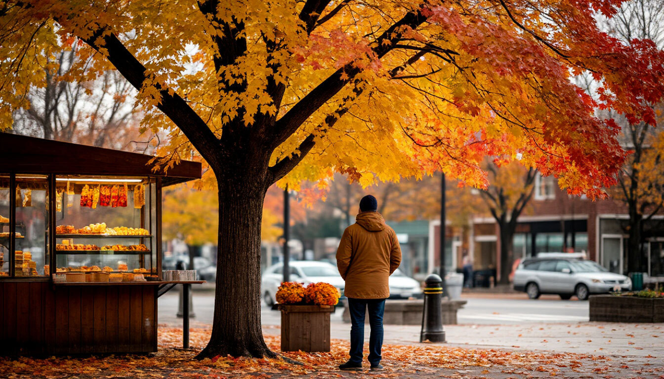 Красный уходит: тревожные признаки в городских скверах.