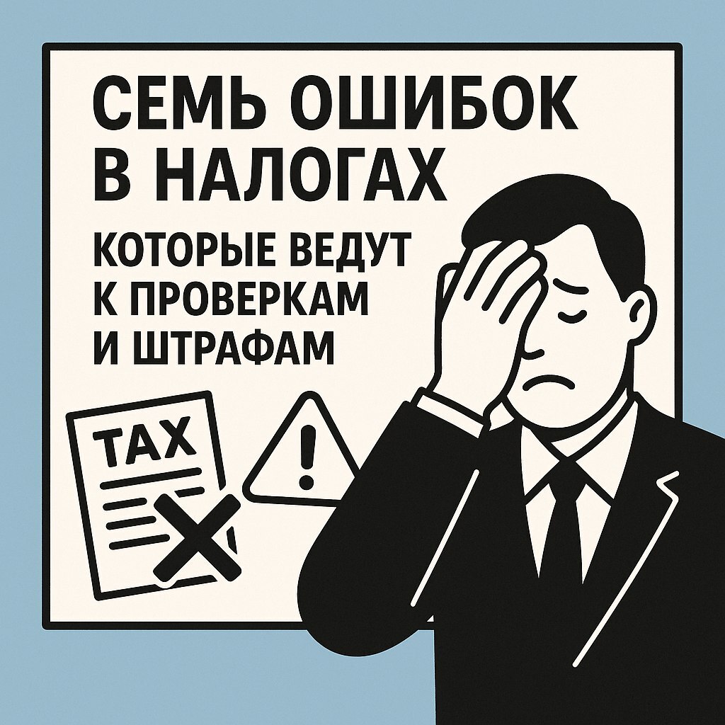 Семь ошибок в налогах, которые ведут к проверкам и штрафам