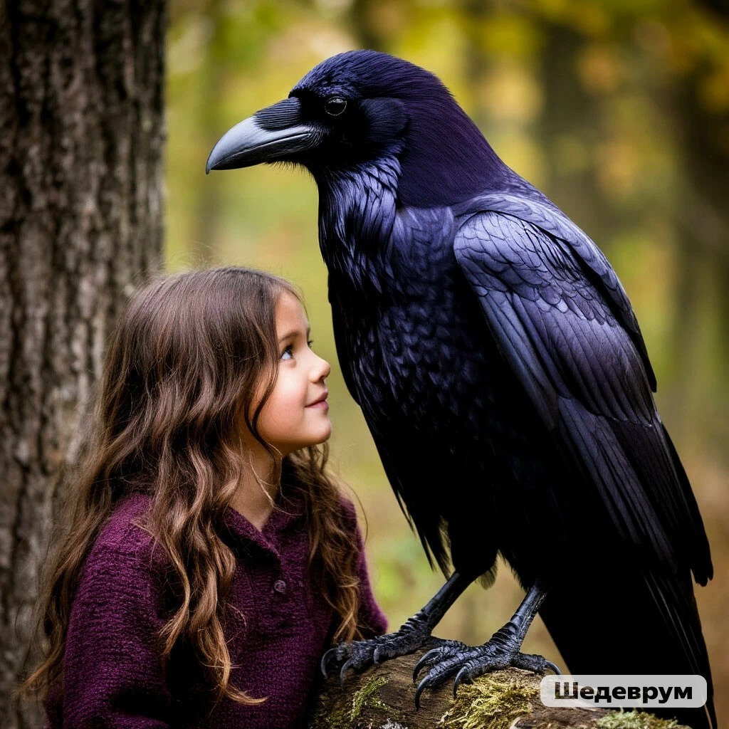 Ворон — самая верная птица!