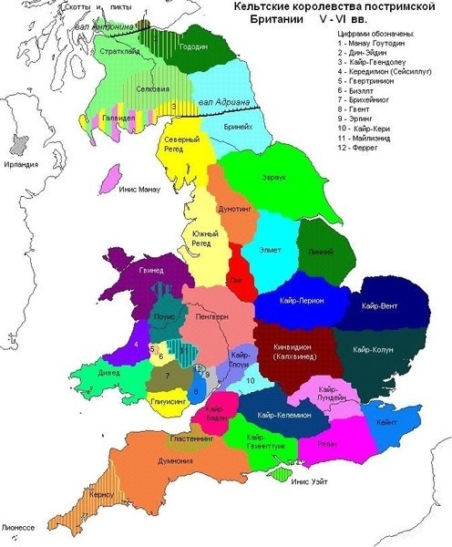 История Великобритании как слоёный пирог