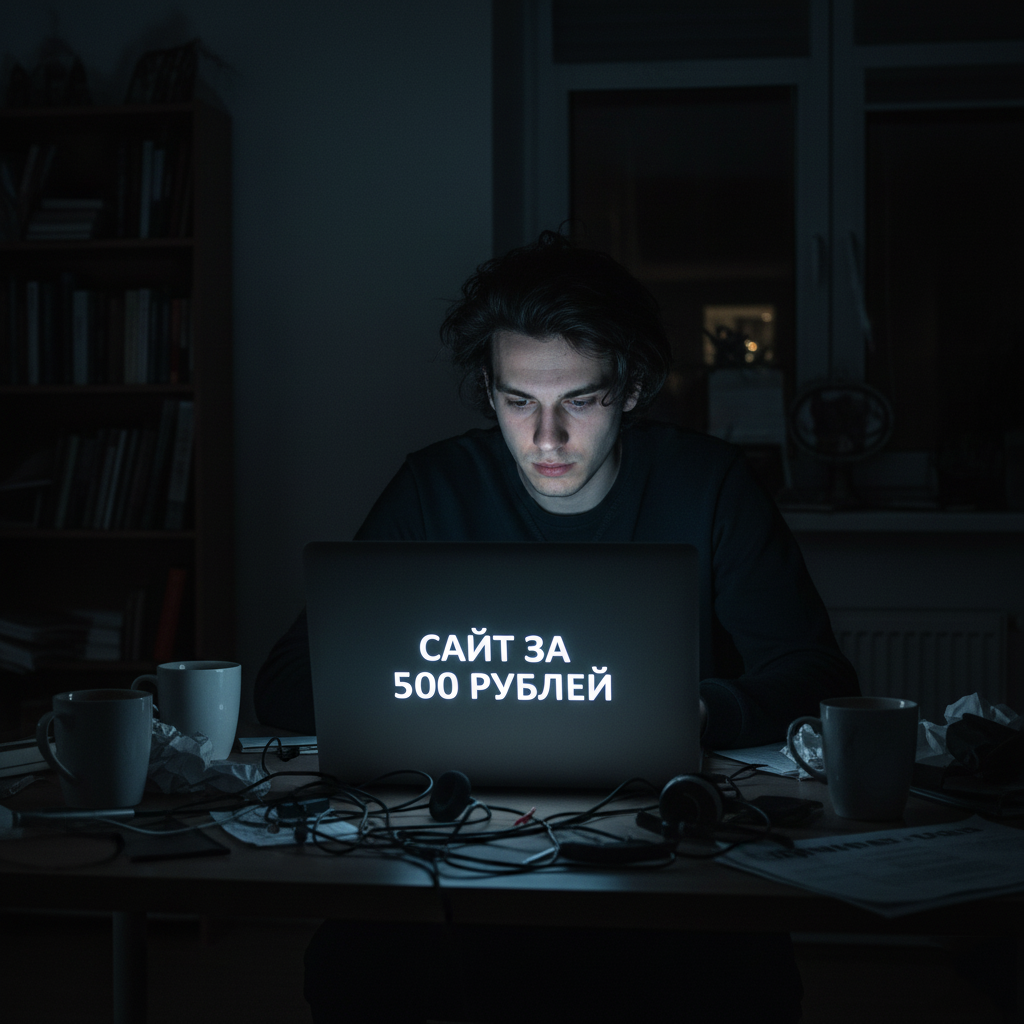 Сайт за 500 рублей. Хроники цифрового рабства