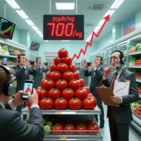 Цены на томаты демонстрируют самый высокий рост в начале октября