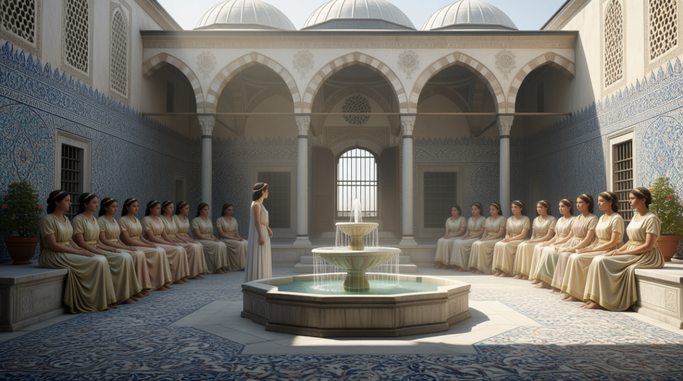 Тени власти: История гаремов и жизни наложниц.