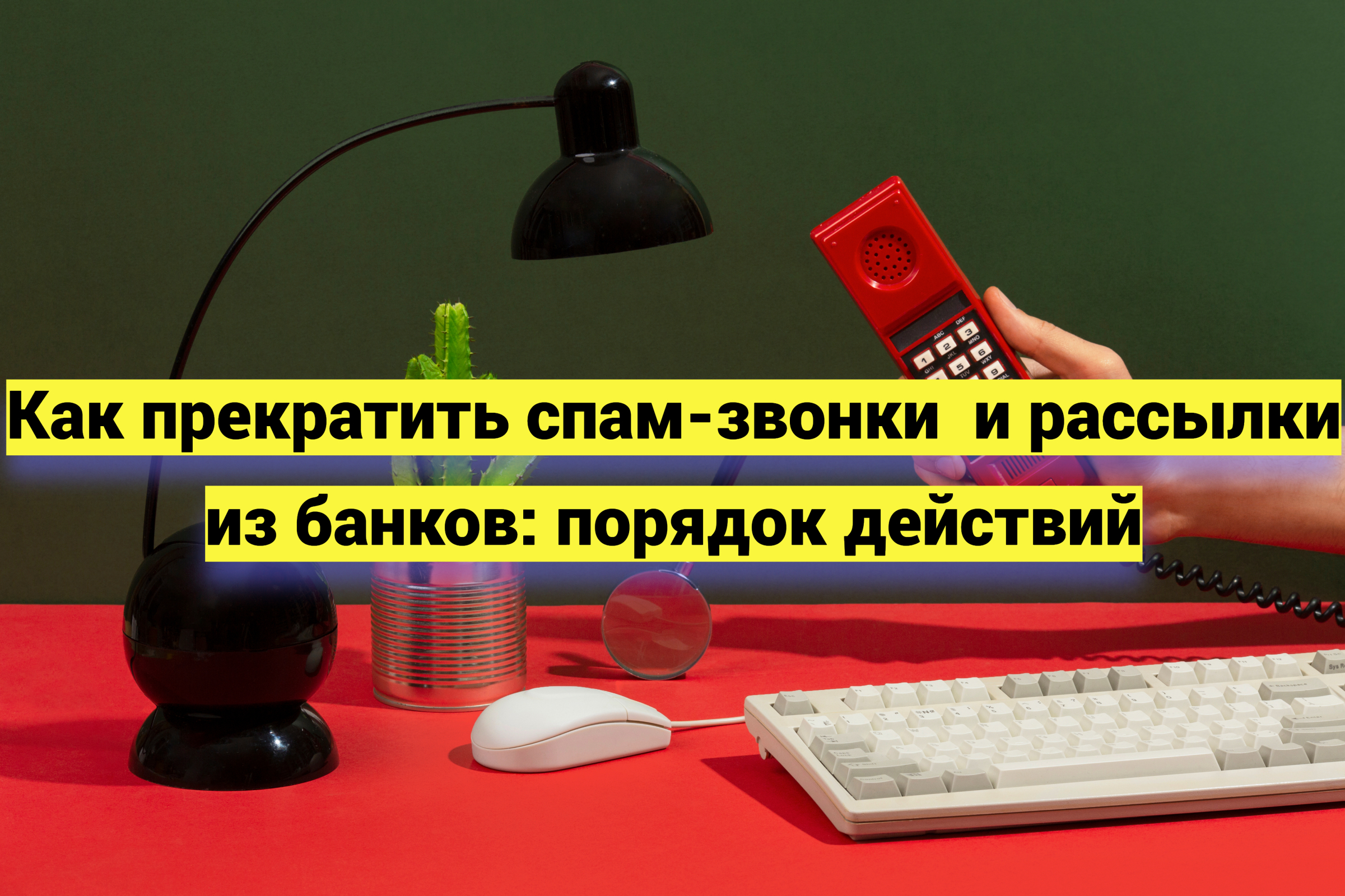 Как прекратить спам-звонки и рассылки из банков: порядок действий