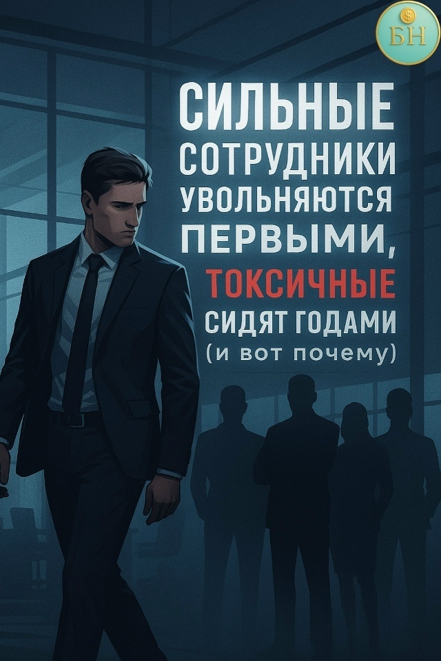 Сильные сотрудники уходят не потому, что слабы. Они уходят, потому что умнее.