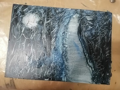 🎨🎨🎨Вернисаж от Валентины. Новая техника на пути в художники от старой Дамы