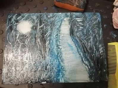 🎨🎨🎨Вернисаж от Валентины. Новая техника на пути в художники от старой Дамы