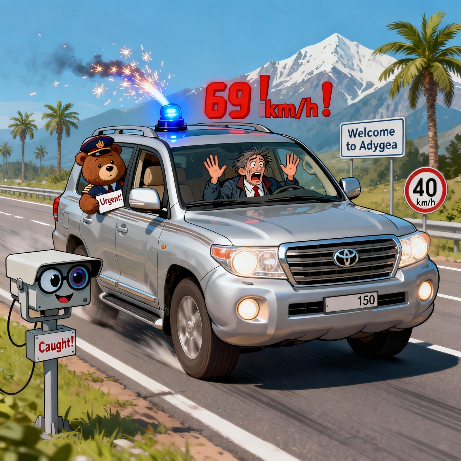 Крузак губернатора оштрафовали за превышение скорости - чиновники не смогли оспорить 500 рублей