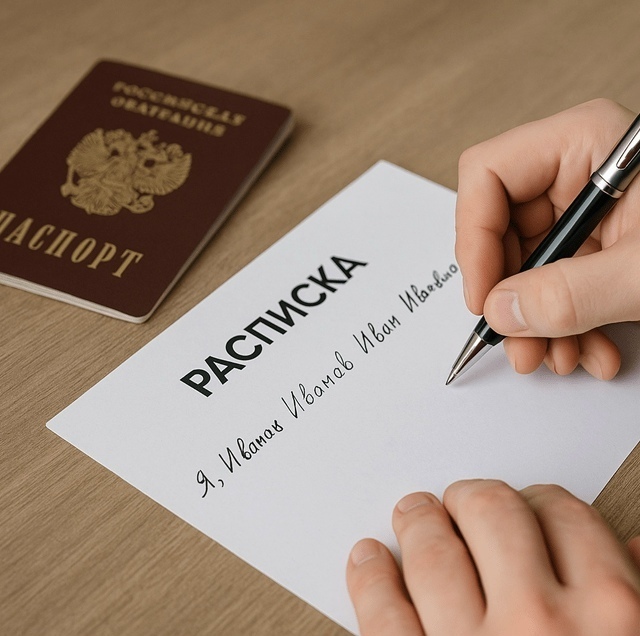 Как правильно составить расписку при передаче денег в долг⁠⁠