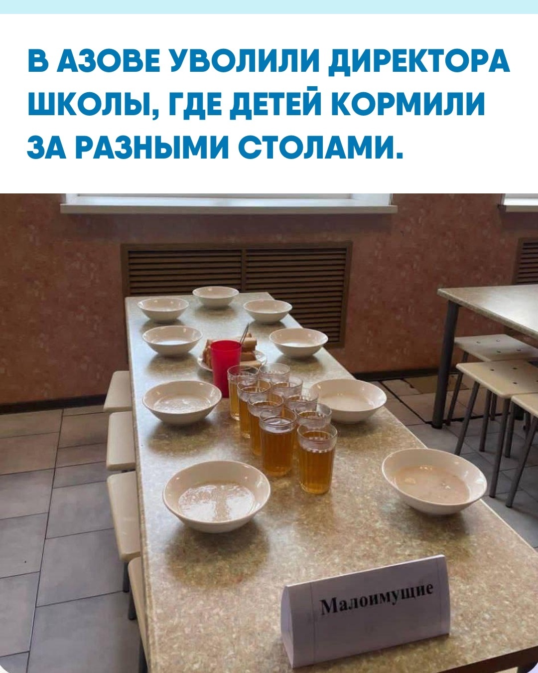 Директора школы уволили...