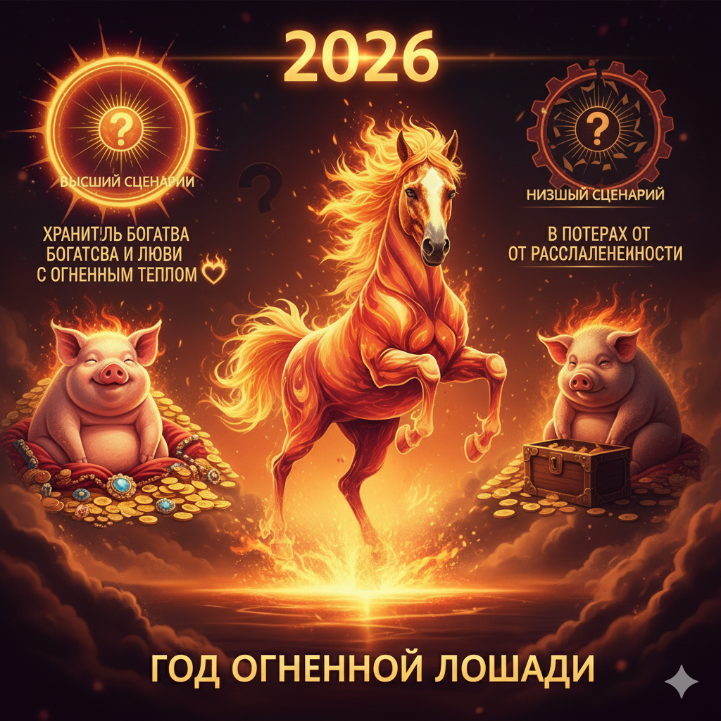 Астрологический Прогноз на 2026: Год Огненной Лошади — Взрыв Энергии, Который Снесет Все Барьеры!