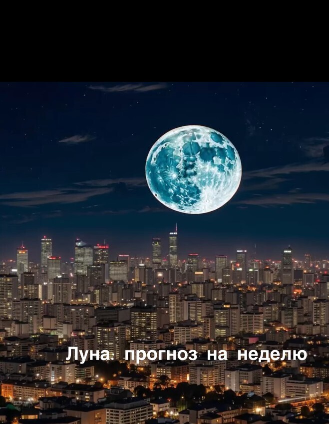 ☪️ Луна: прогноз на неделю 🌕