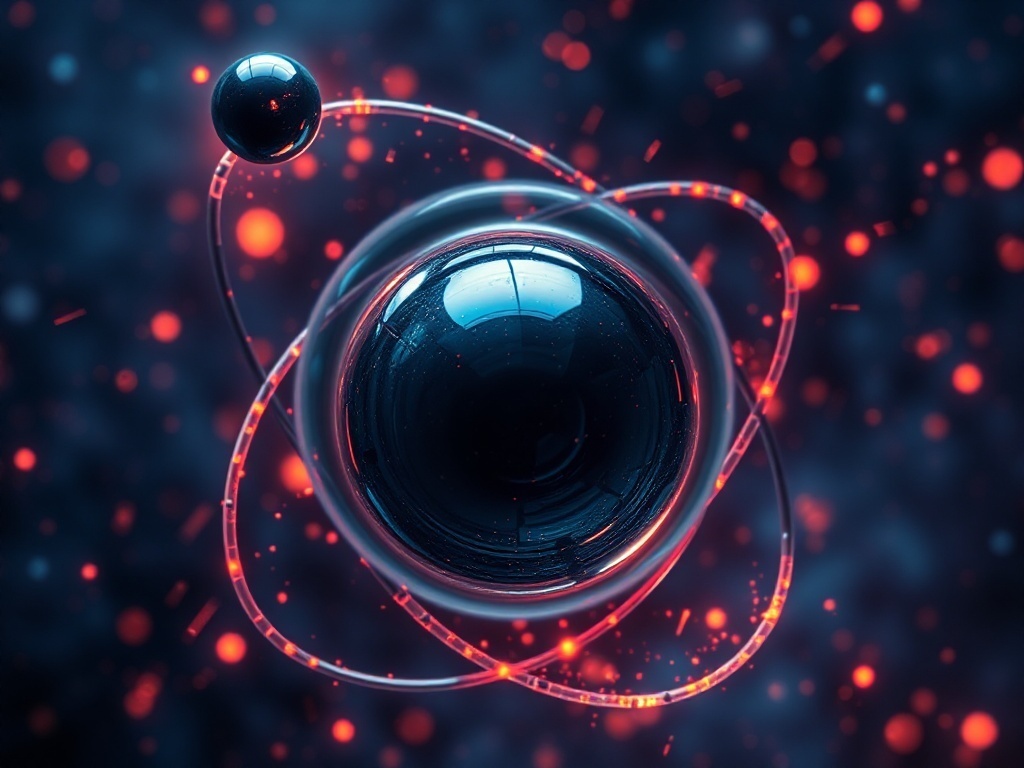 Интересный факт: Если бы могли создать достаточно мощный микроскоп, чтобы заглянуть внутрь атома, вы бы обнаружили, что он почти полностью ...