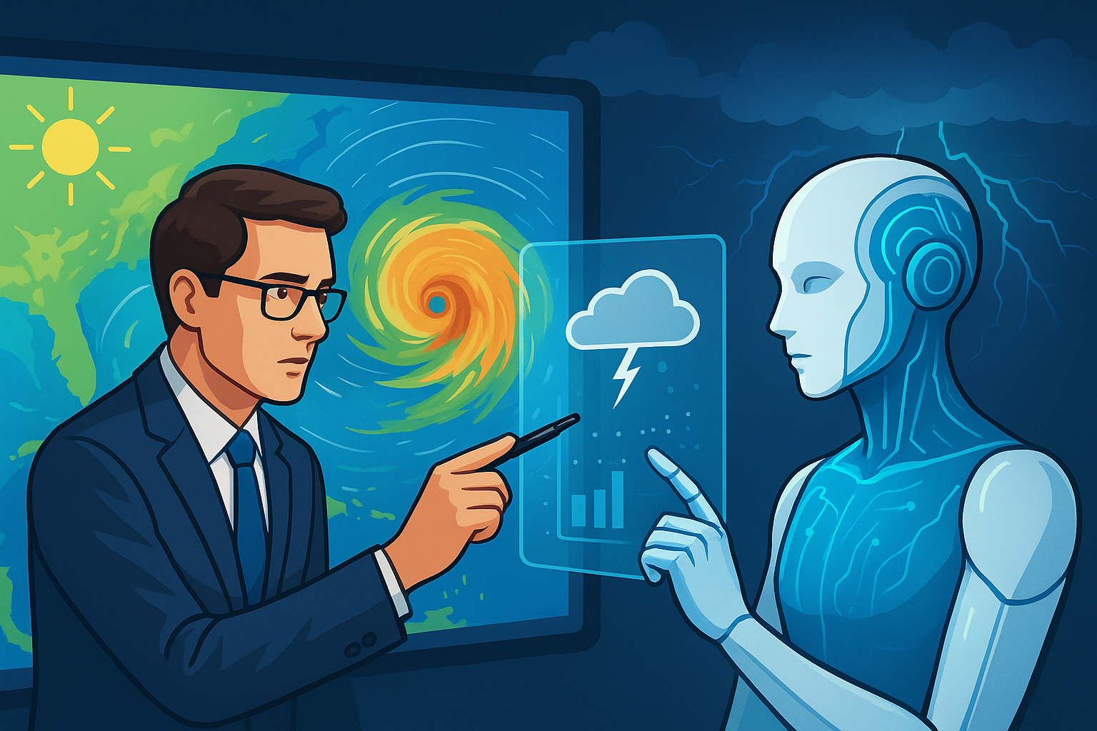 ИИ против стихии: как нейросети учатся предсказывать погоду лучше метеорологов