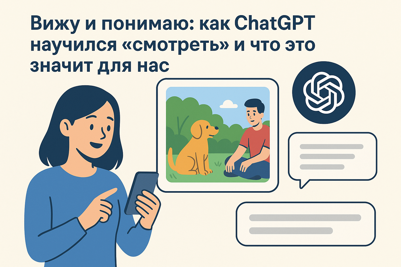 «Вижу и понимаю: как ChatGPT научился «смотреть» и что это значит для нас».