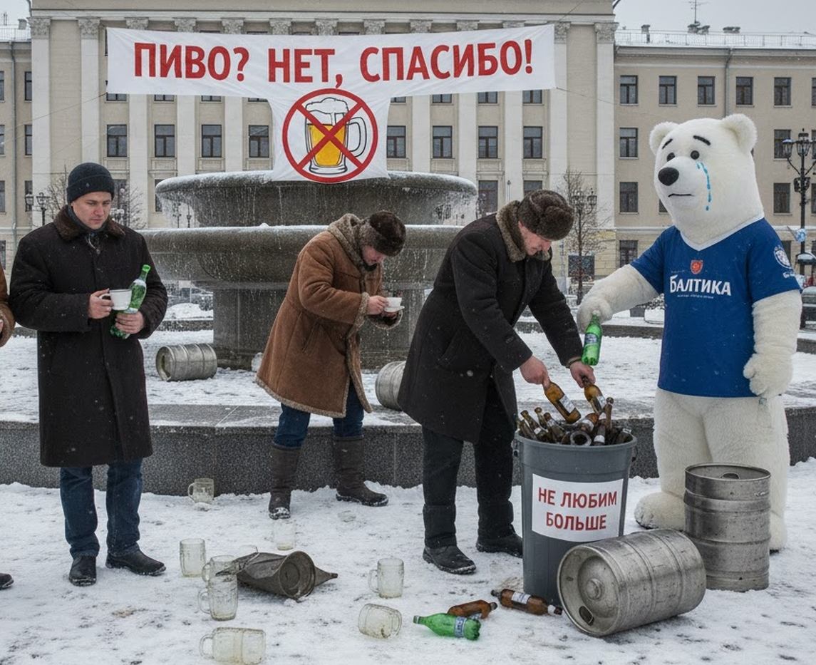Россияне перестали пить пиво! Продажи резко обвалились