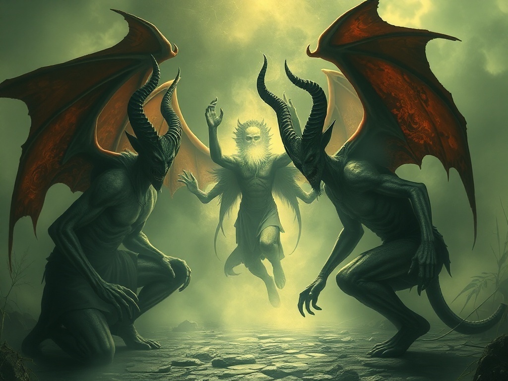 Интересный факт о демонах: В древних культурах демоны часто воспринимались не как злые существа, а как духи, выполняющие определённые задачи....