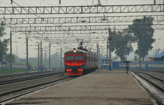 Кузбассовец столкнулся с поездом…