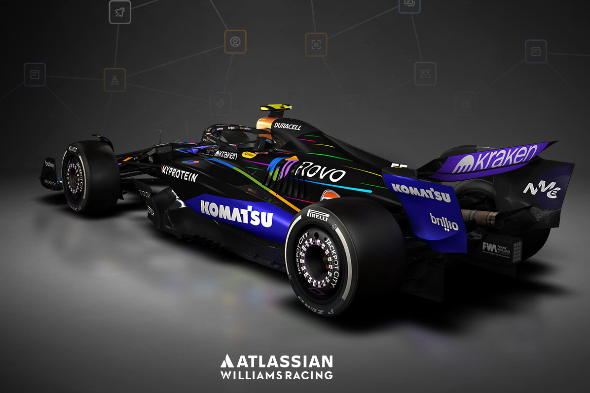 Уильямс представила элегантную чёрную ливрею болида для Гран‑при Лас‑Вегаса