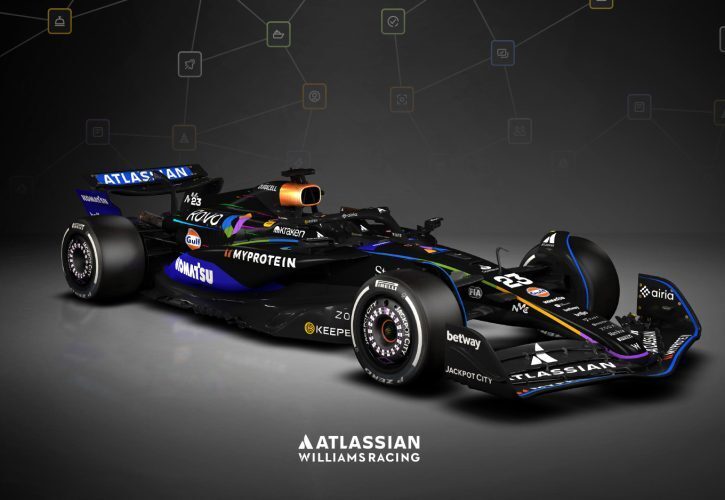 Уильямс представила элегантную чёрную ливрею болида для Гран‑при Лас‑Вегаса