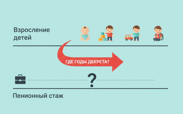 Не дайте сгореть своему материнскому стажу. Простой чек-лист для мам от мамы