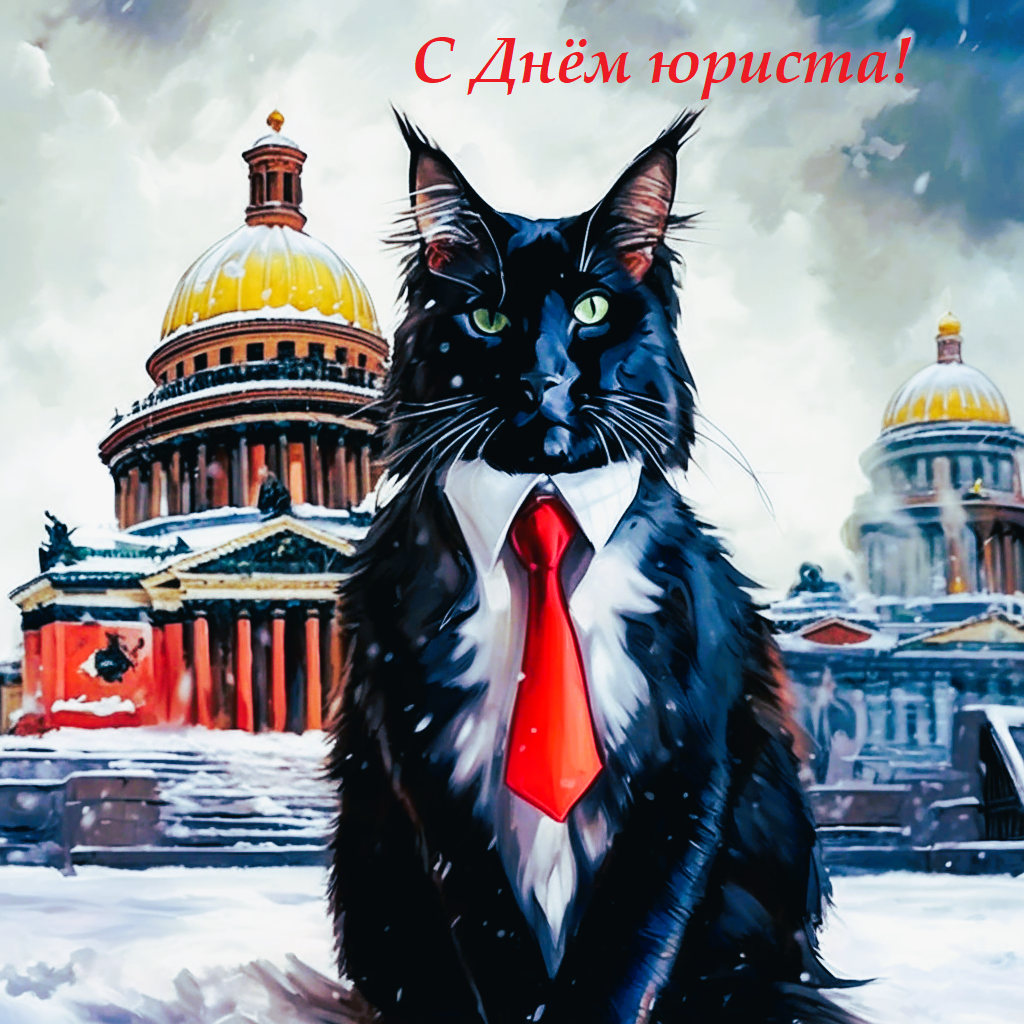 Поздравляю всех с Днём Юриста: привет из Петербурга!