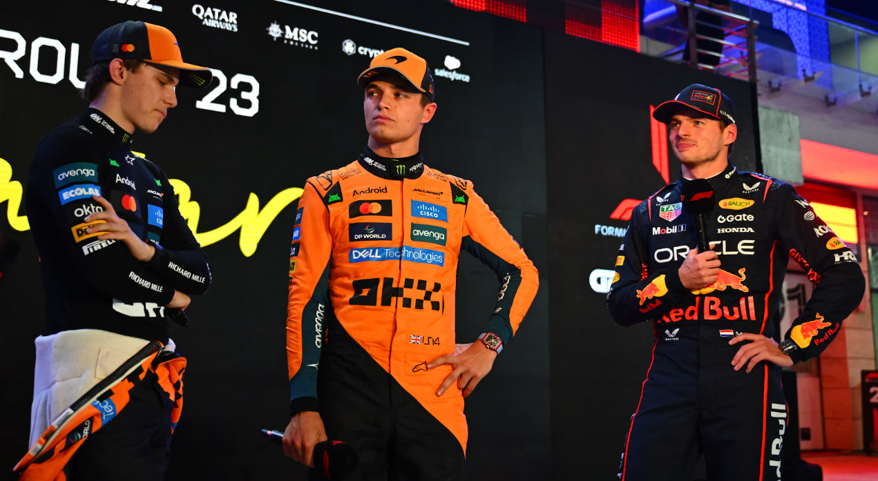 Сравнение сезона Норриса, Ферстаппена и Пиастри в цифрах