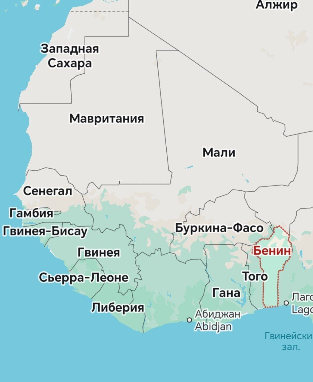 Госпереворот в Бенине.