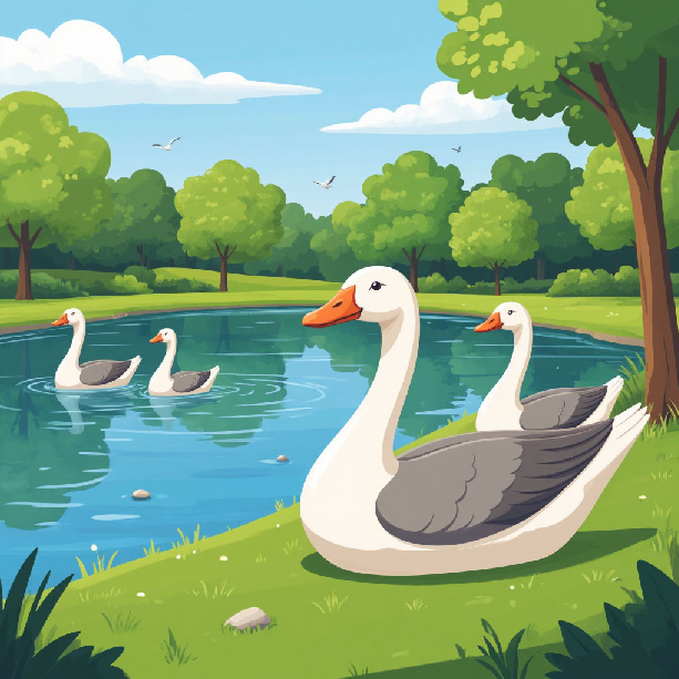 Гуси и бабуся с переломами тазовых костей