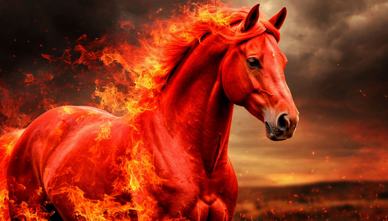 В чем встречать год Красной Огненной Лошади?