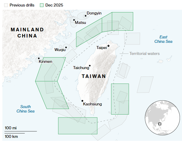 Китай резко отреагировал на критику в связи с, похоже, сворачиванием учений на Тайване.
