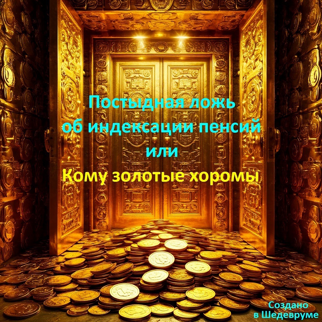 Постыдная ложь об индексации пенсий или Кому золотые хоромы