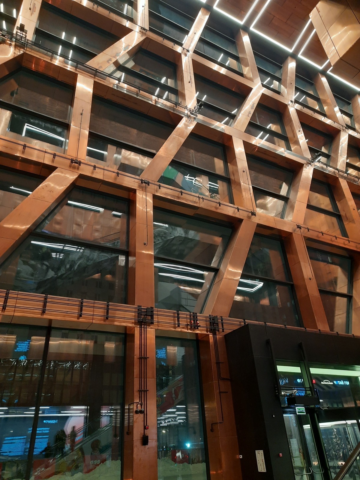 Поход в музей в каникулярный день в заснеженной Москве