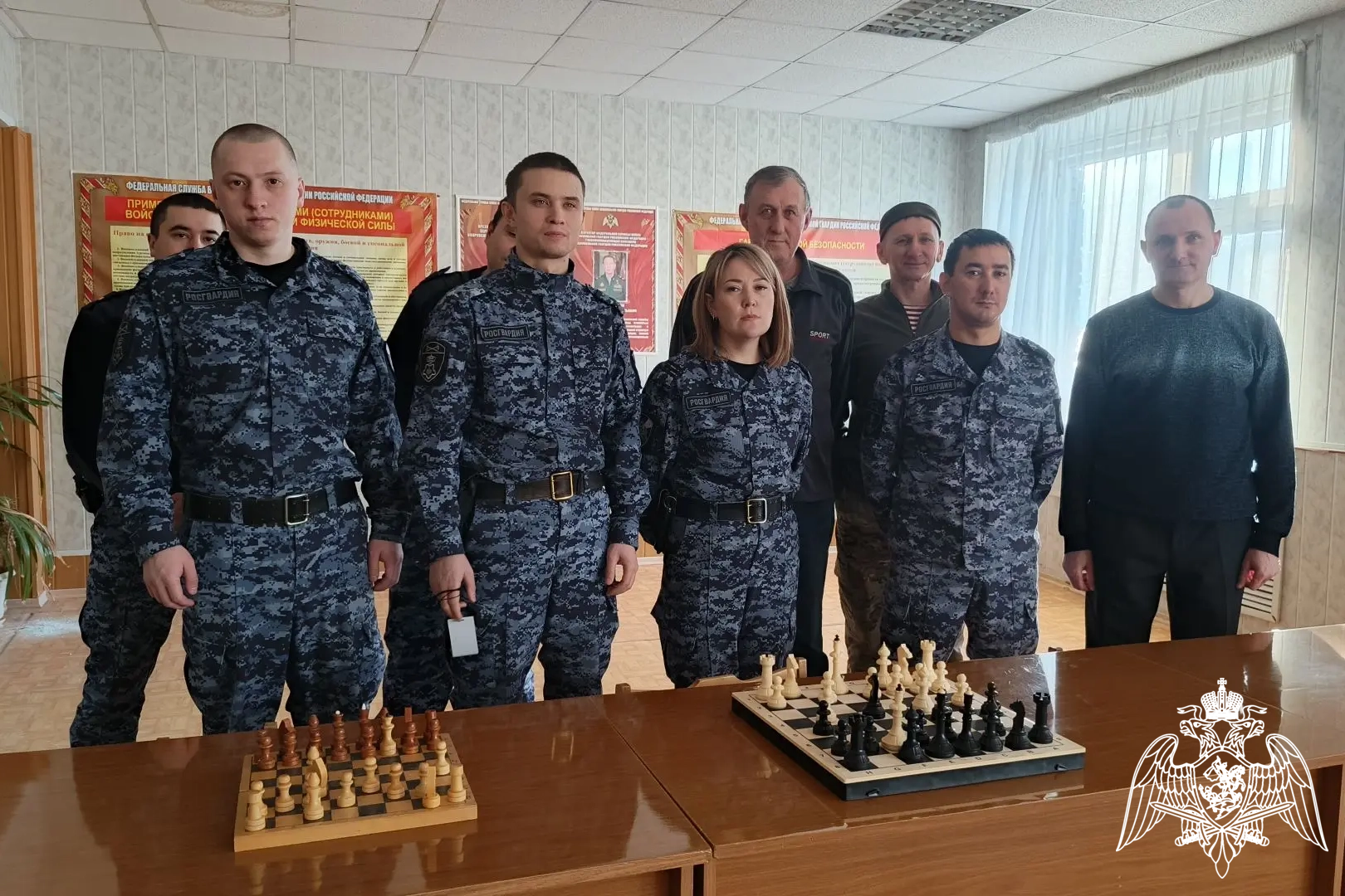 В Башкортостане сотрудники вневедомственной охраны Росгвардии приняли участие в шахматном турнире