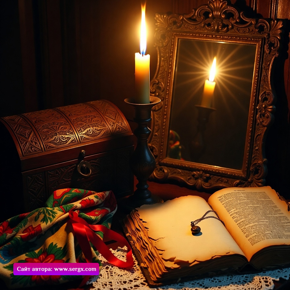 Зеркала, тени и шёпот судьбы. Какие жуткие гадания проводили девушки на Святки?