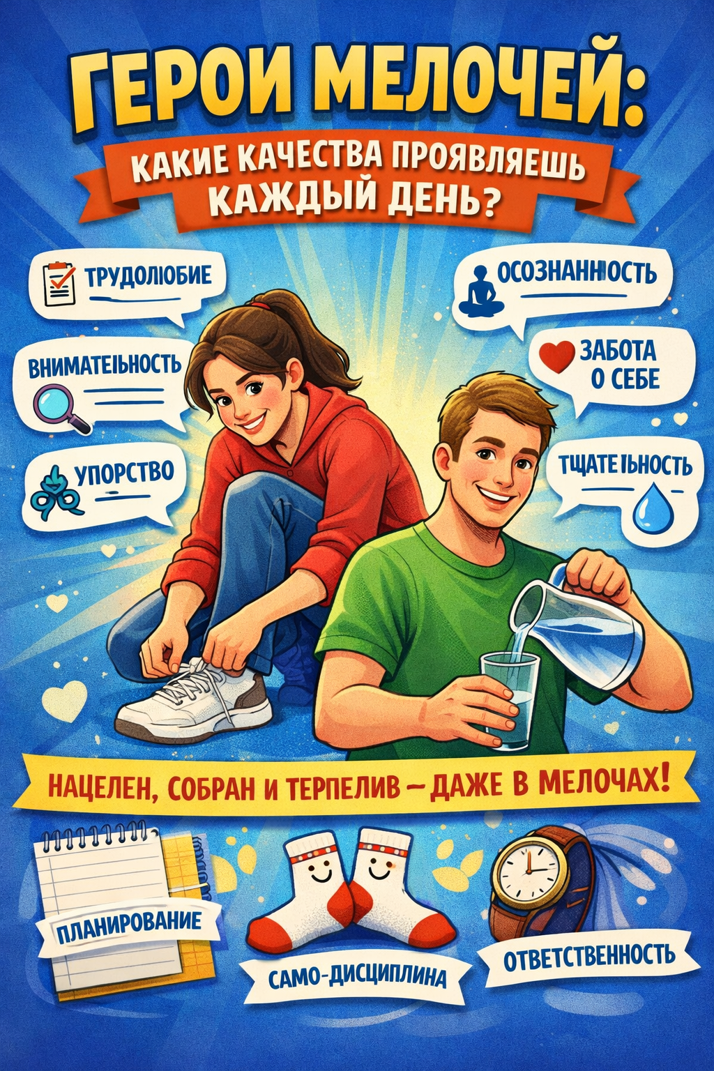 Ты замечаешь свои качества в мелочах?