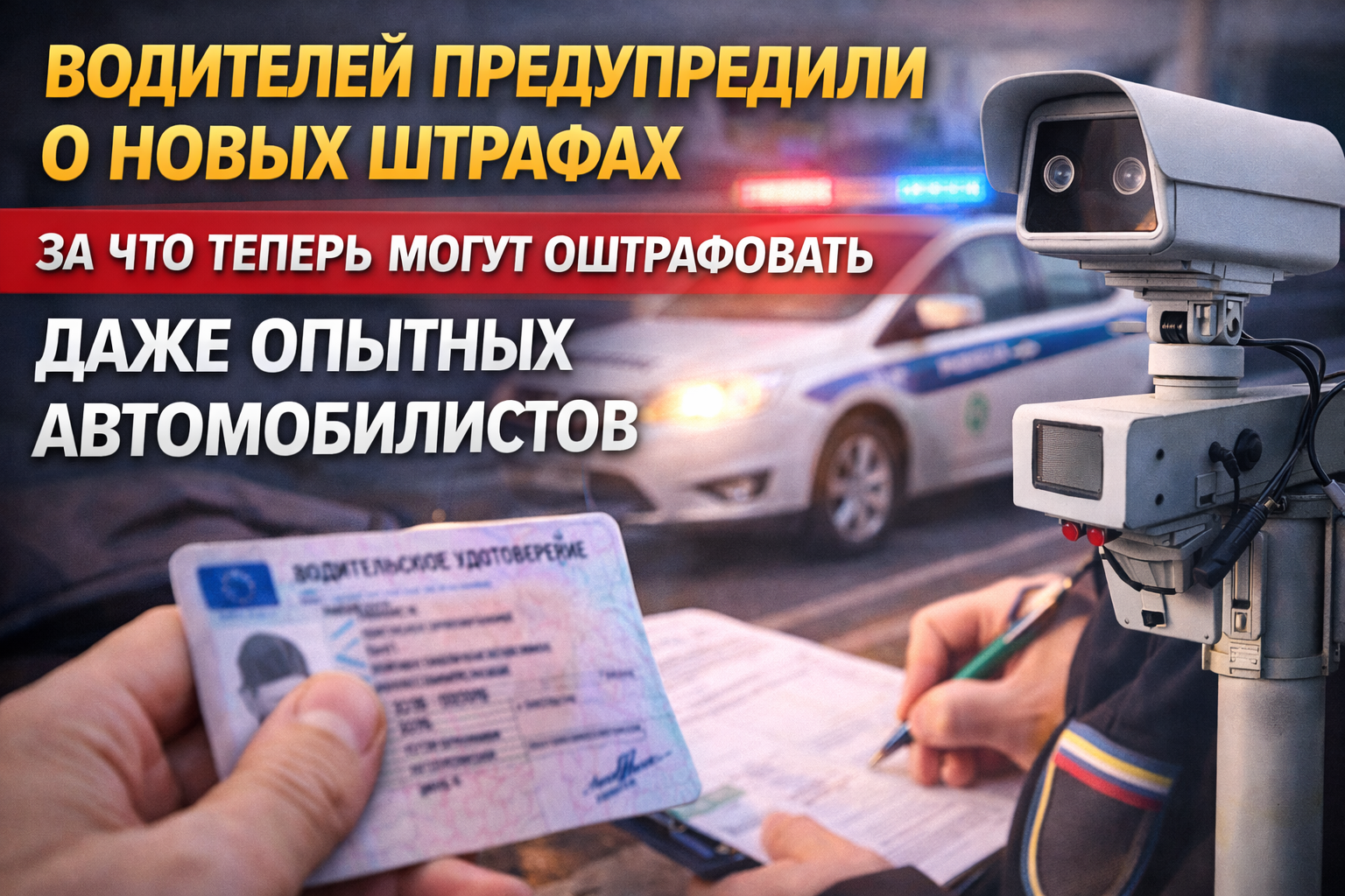 Водителей предупредили о новых штрафах: за что теперь могут оштрафовать даже опытных автомобилистов