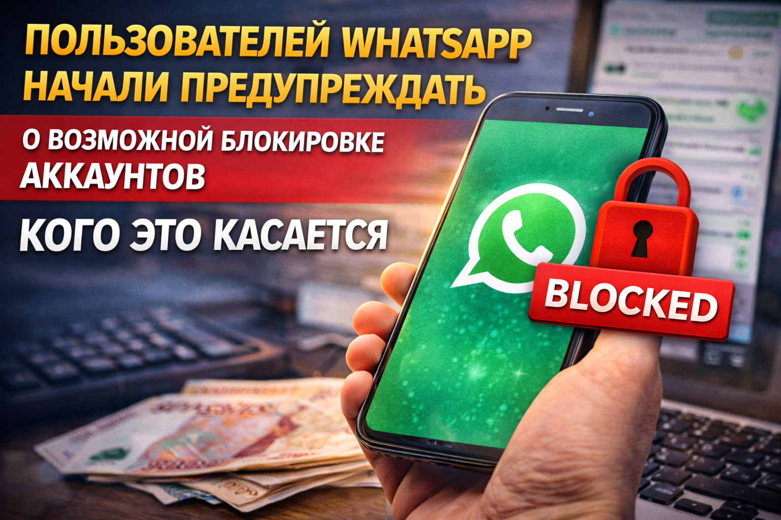 Пользователей WhatsApp начали предупреждать о возможной блокировке аккаунтов: кого это касается