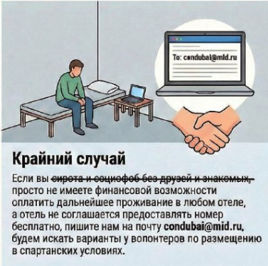 «Если вы сирота и социофоб»: консульство в Дубае выдало инструкцию, от которой стыдно