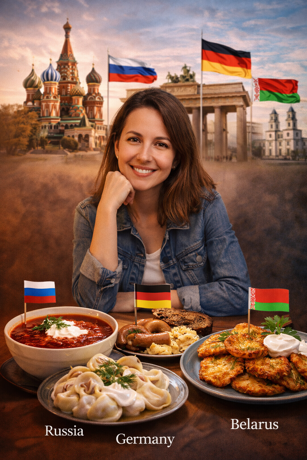 Еда, которая стала частью меня: Россия, Германия, Беларусь.