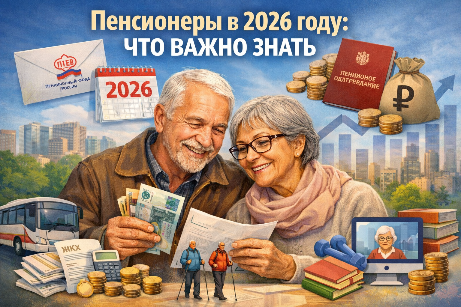 Пенсионеры в 2026 году: что важно знать.