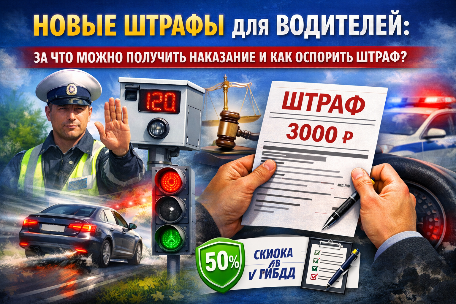 Новые штрафы для водителей: за что можно получить наказание и как его оспорить?