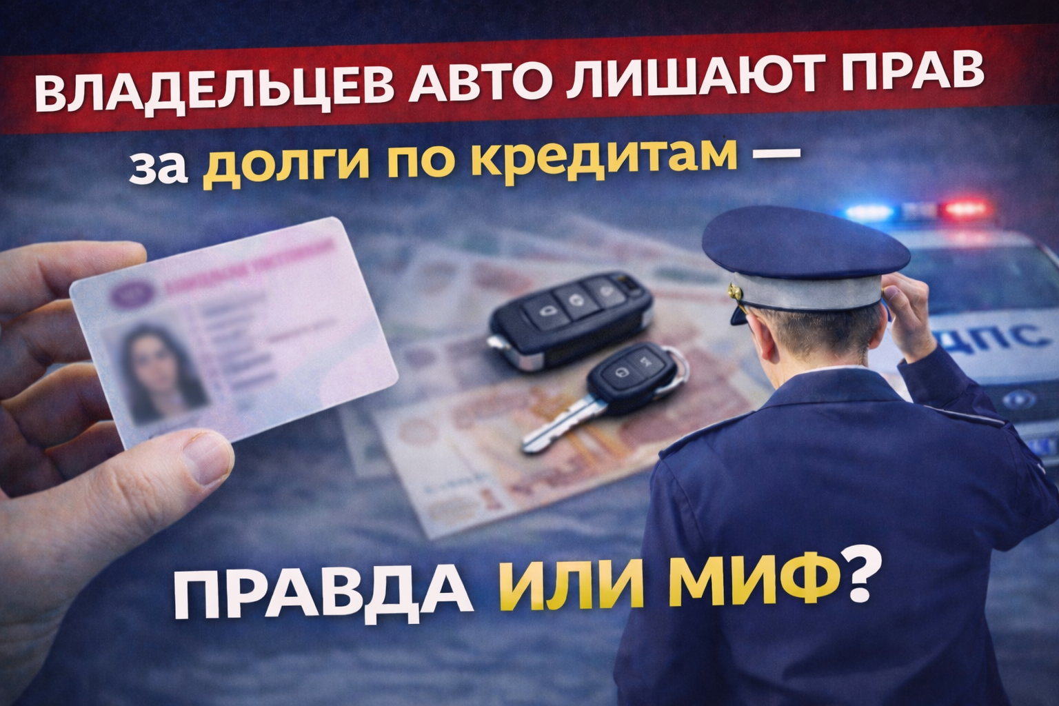Лишение водительских прав за долги. Чего опасаться водителям, имеющим задолженности в 2026 году?