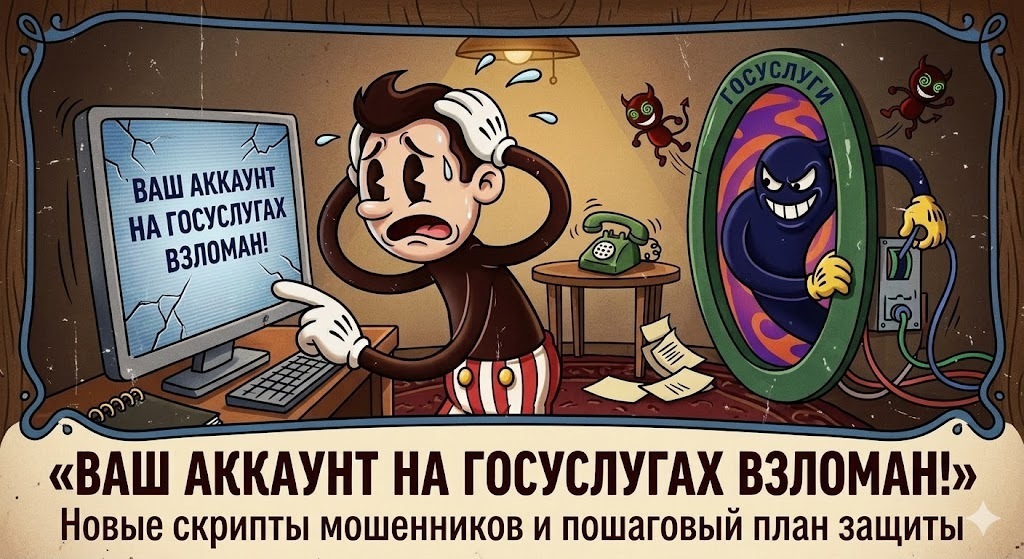 «Ваш аккаунт на Госуслугах взломан!»: Новые скрипты мошенников и пошаговый план защиты.